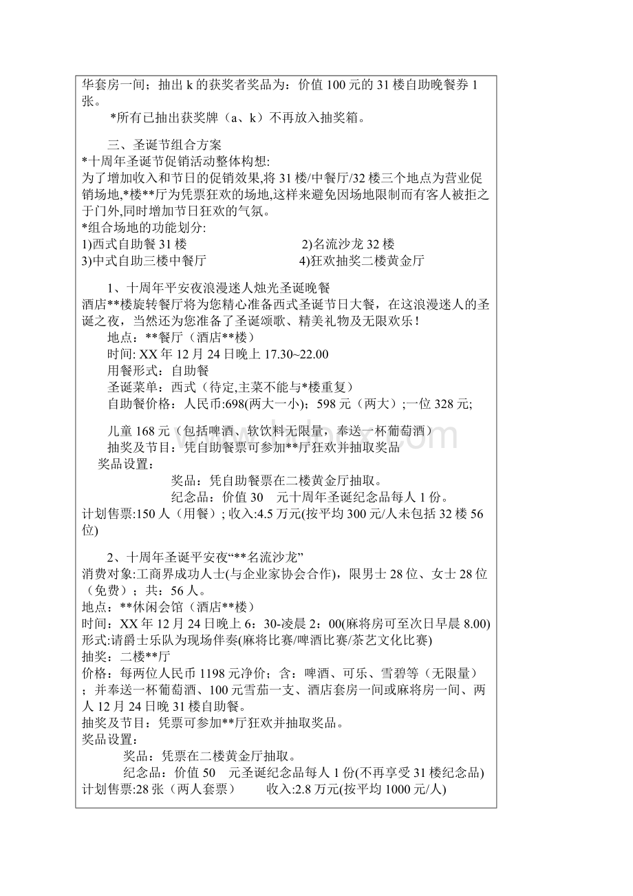 新版品牌大型饭店周年庆系列配套营销活动策划方案.docx_第2页