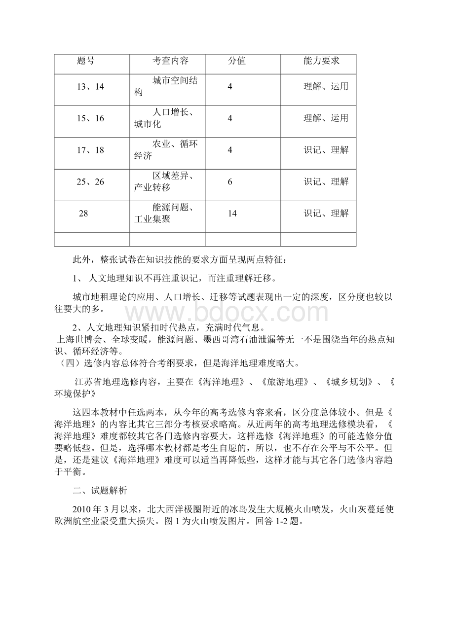 高考江苏卷地理试题评析及备考策略.docx_第3页