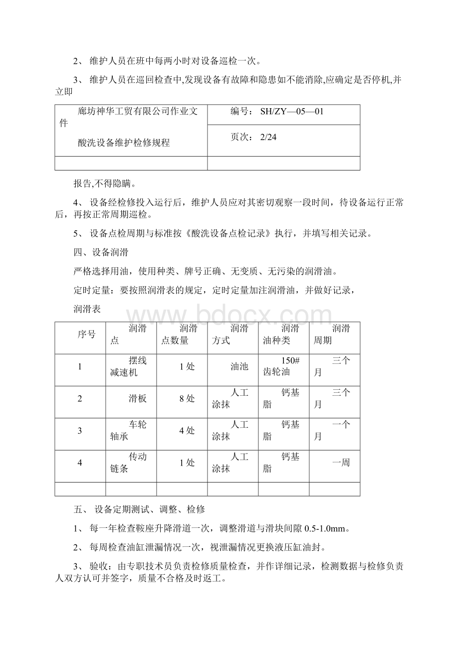 酸洗设备维护检修规程 ln.docx_第3页