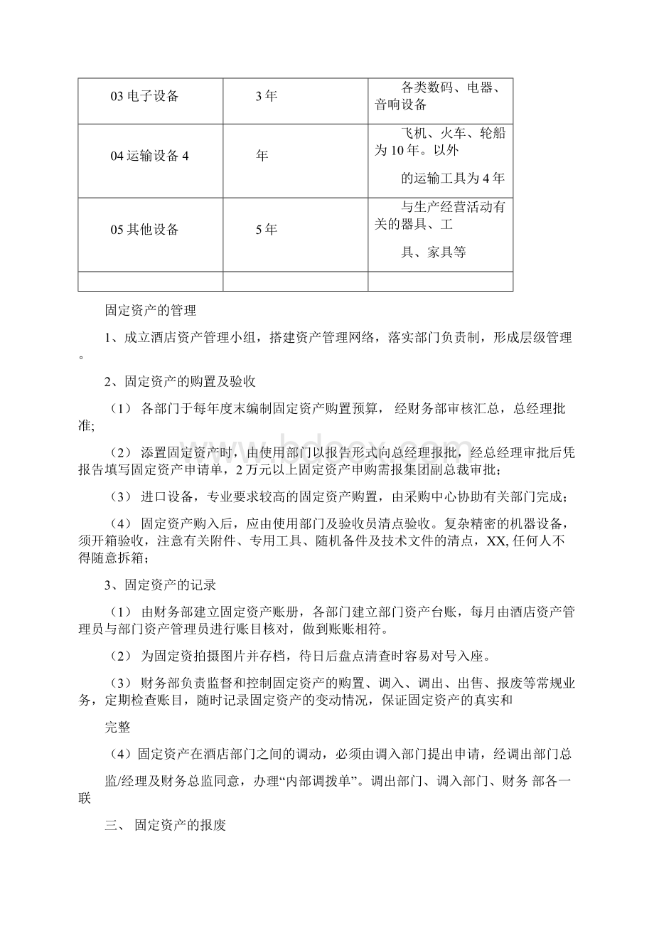 酒店固定资产管理制度.docx_第2页