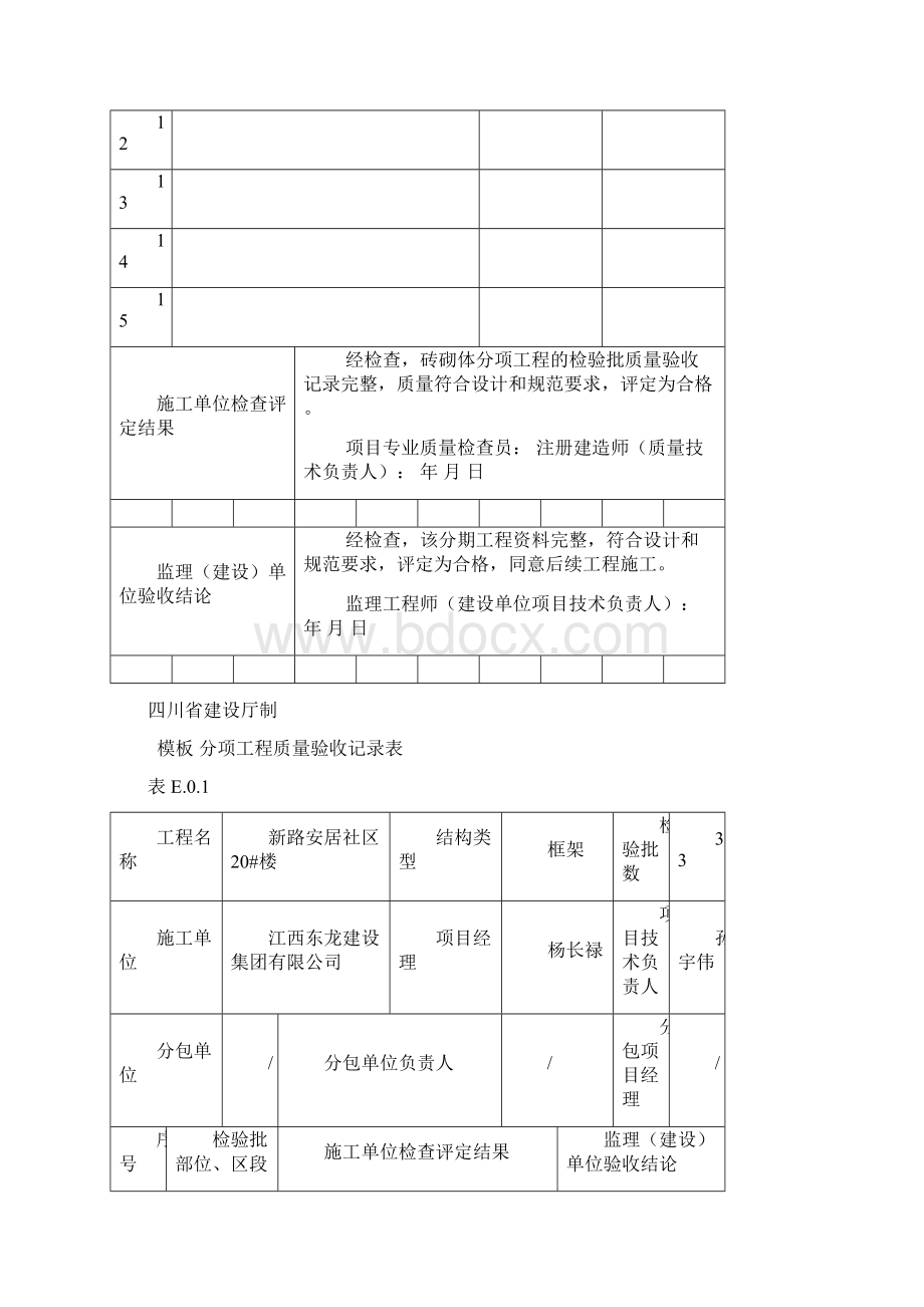 电梯分项工程高质量验收记录簿表.docx_第2页