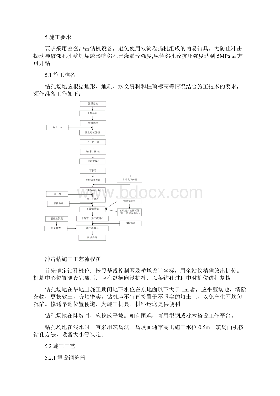 冲击钻灌注桩作业指导书.docx_第2页