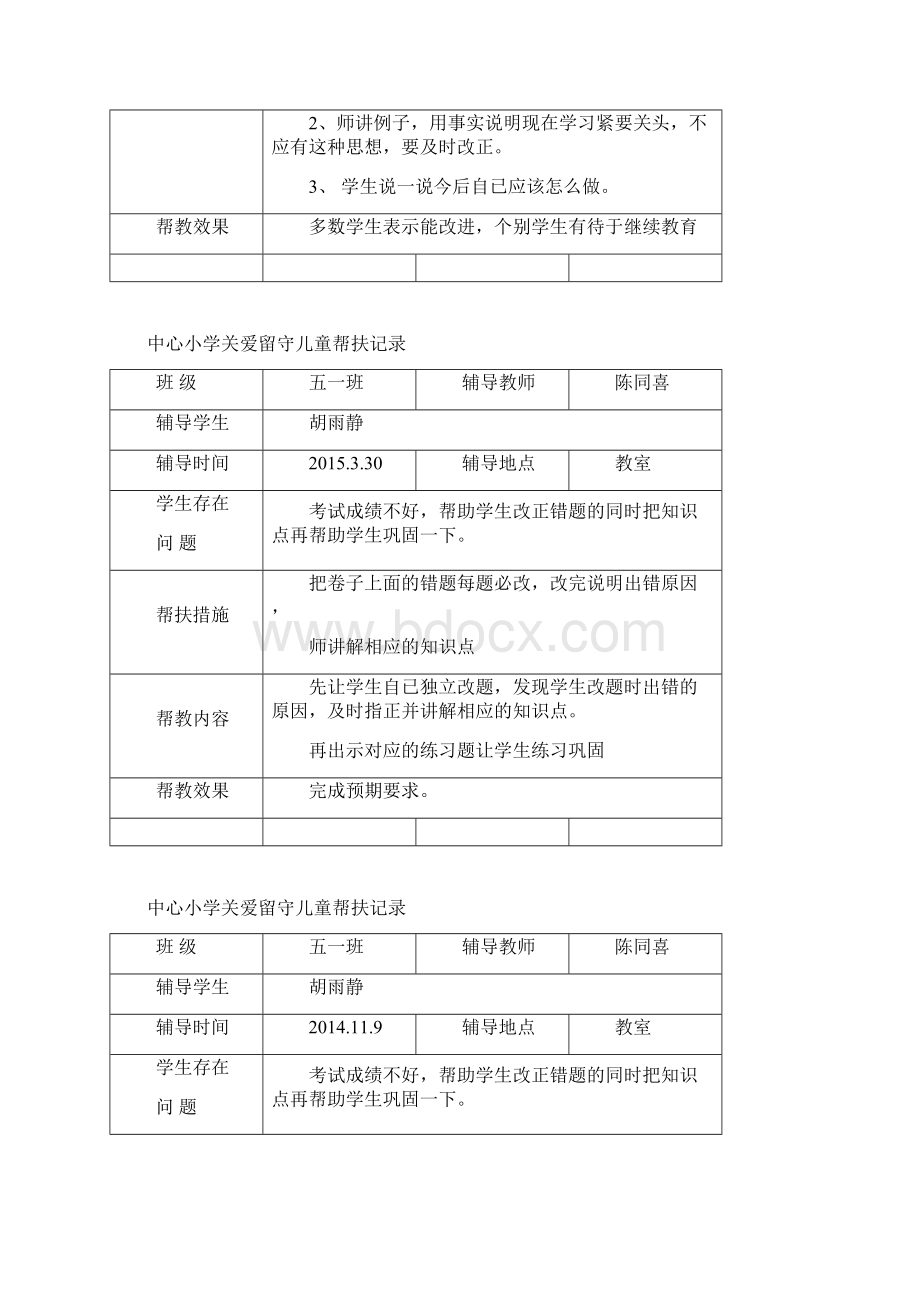 关爱留守儿童帮扶记录 3.docx_第2页