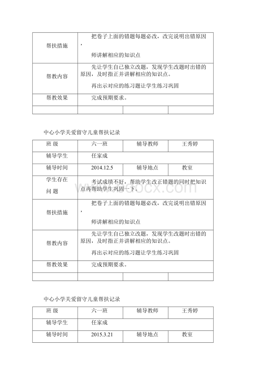 关爱留守儿童帮扶记录 3.docx_第3页