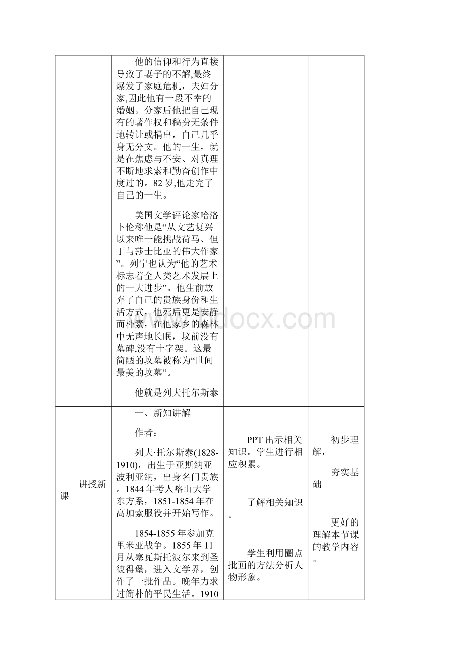 高中语文选择性必修上《复活节选》第一课时Word文档格式.docx_第2页