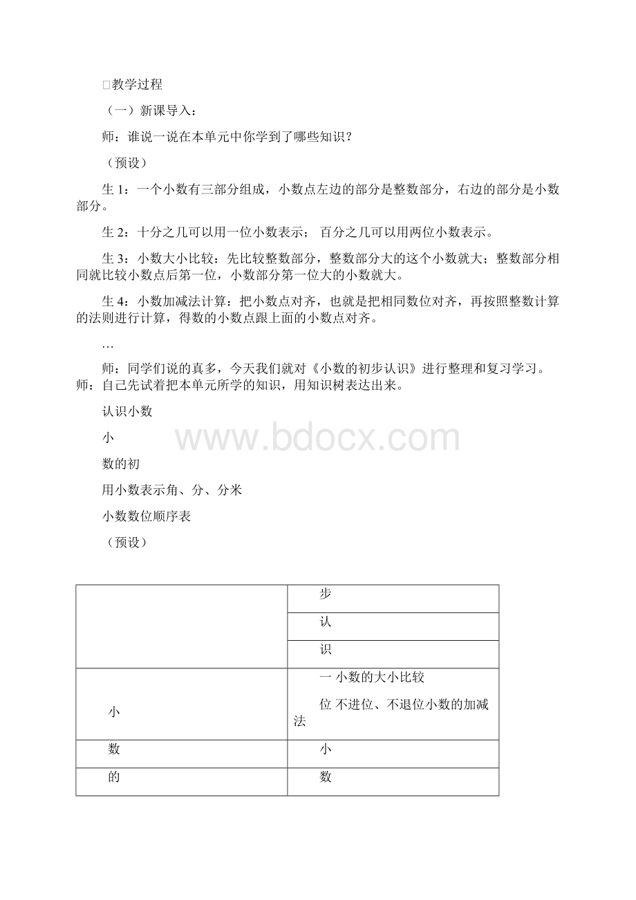 西师大版三年级数学下册《55 整理与复习》教案教学设计小学优秀公开课Word文档格式.docx_第2页