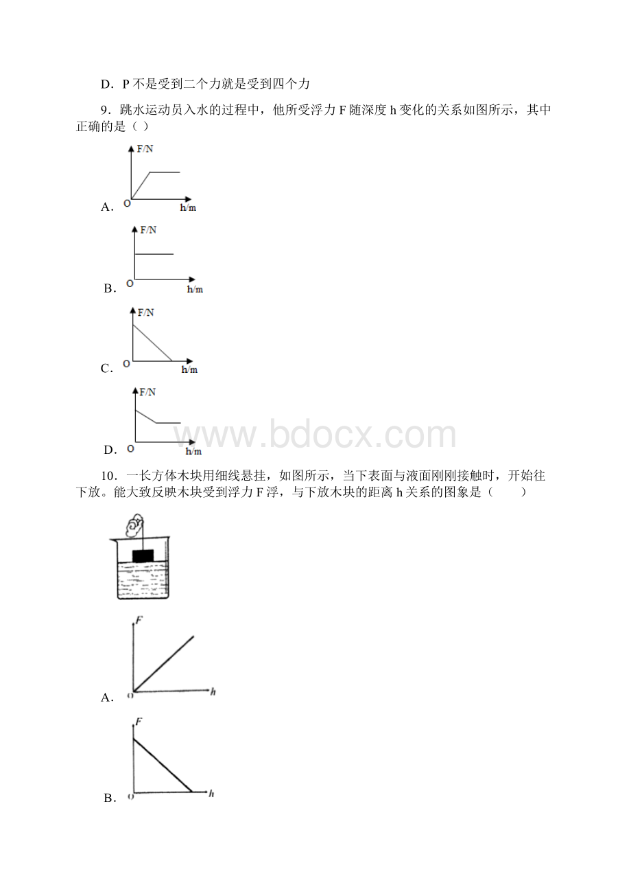 人教版初中八年级浮力精选课时练习含答案3.docx_第3页