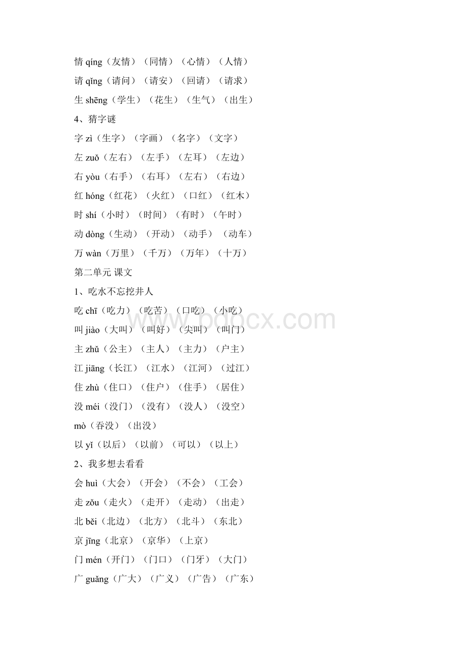 小学一年级下册语文生字表202#.docx_第2页