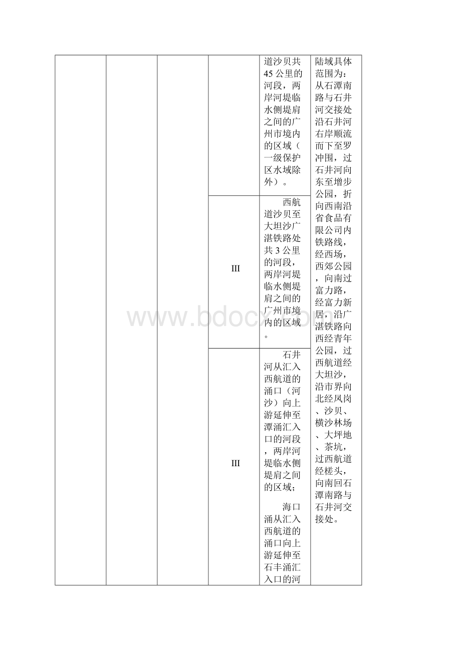 广州市饮用水源保护区区划 粤府函162号.docx_第3页