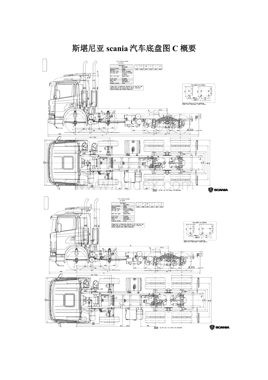 斯堪尼亚scania汽车底盘图C概要.docx