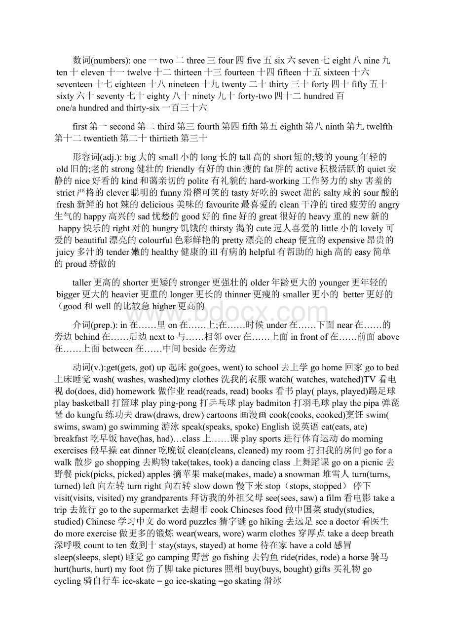 小学英语总复习资料集二.docx_第3页