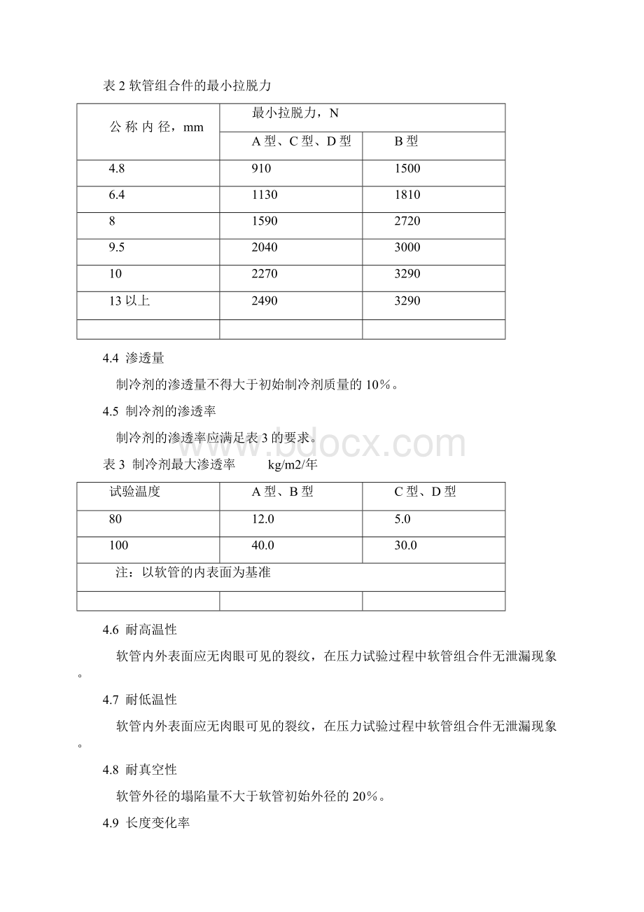 QCT664汽车空调HFC134a用软管及软管组合件.docx_第3页