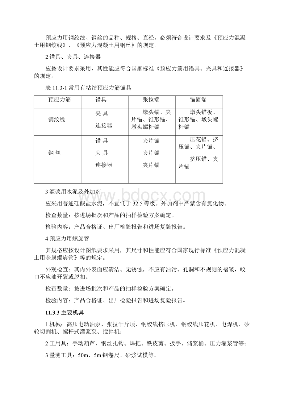 后张法有粘结预应力工程工艺标准文档格式.docx_第2页