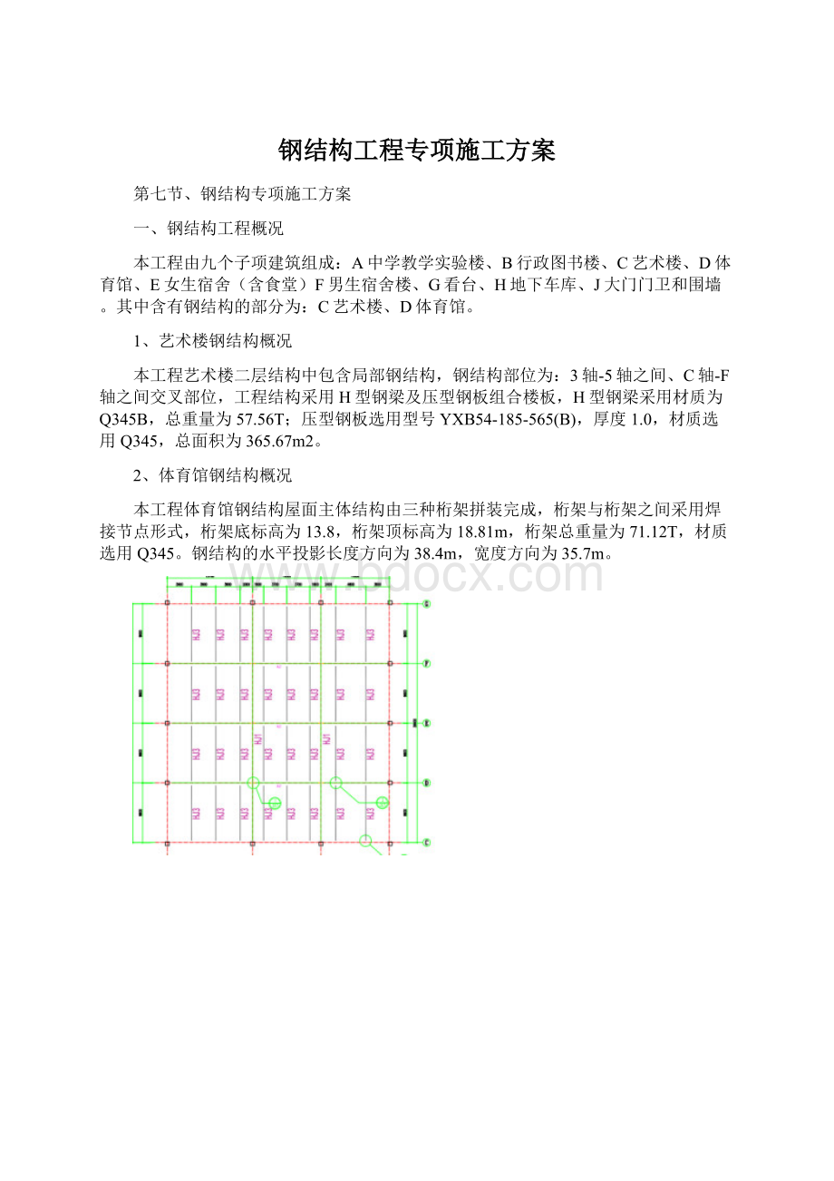 钢结构工程专项施工方案Word文档格式.docx_第1页