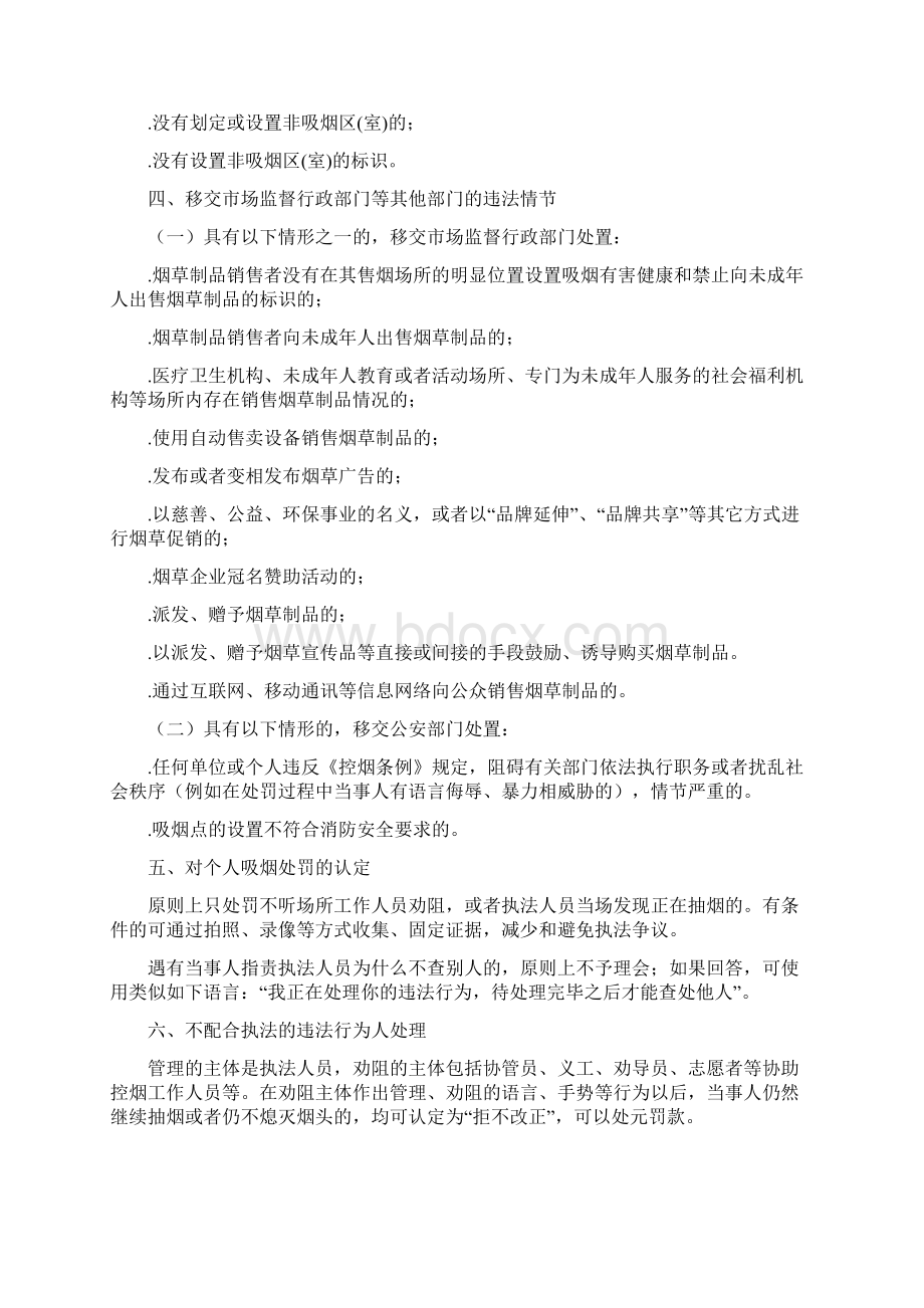 深圳市控烟执法工作指南Word文档下载推荐.docx_第3页