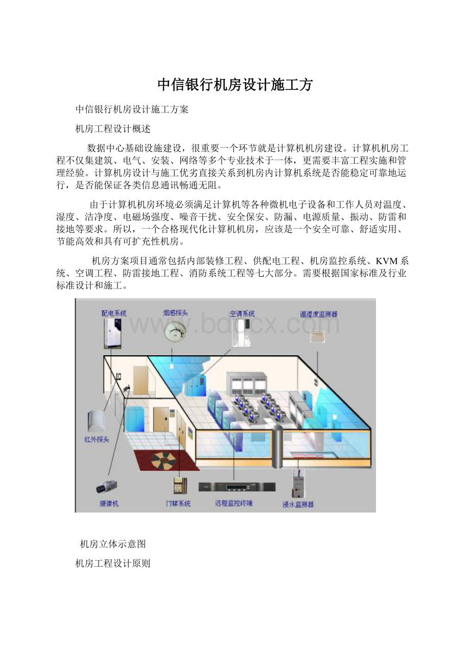 中信银行机房设计施工方.docx_第1页