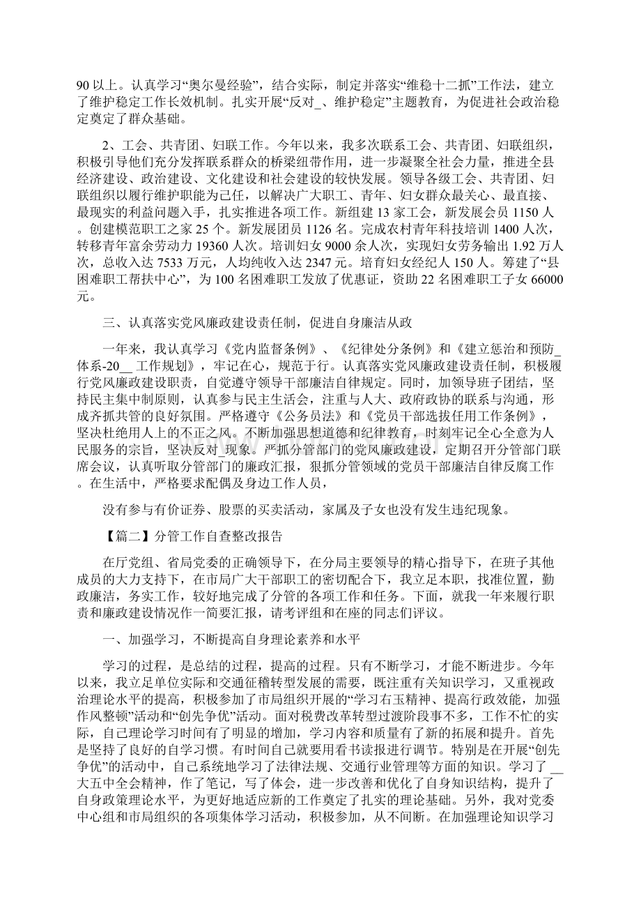 分管工作自查整改报告.docx_第2页