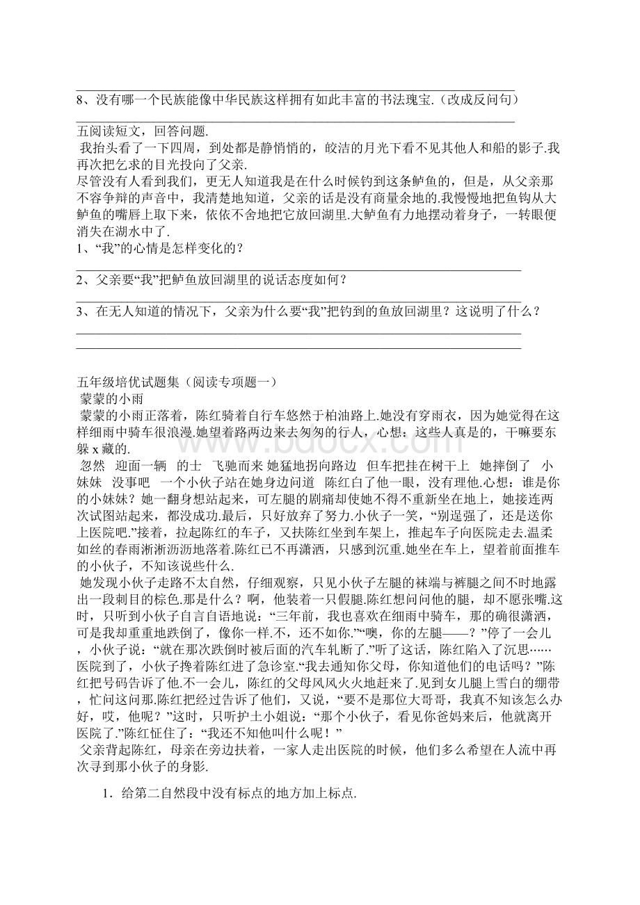 五年级培优试题集Word格式文档下载.docx_第2页