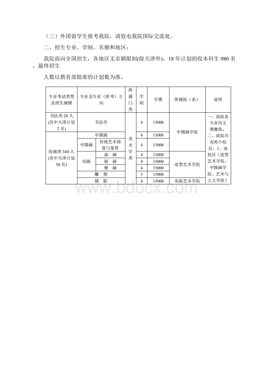 天津美术学院招生简章.docx_第2页