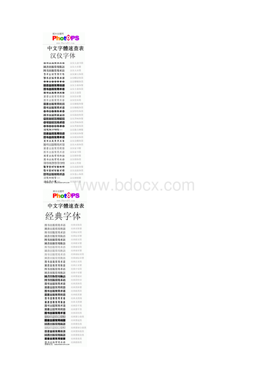 字体速查表.docx_第3页