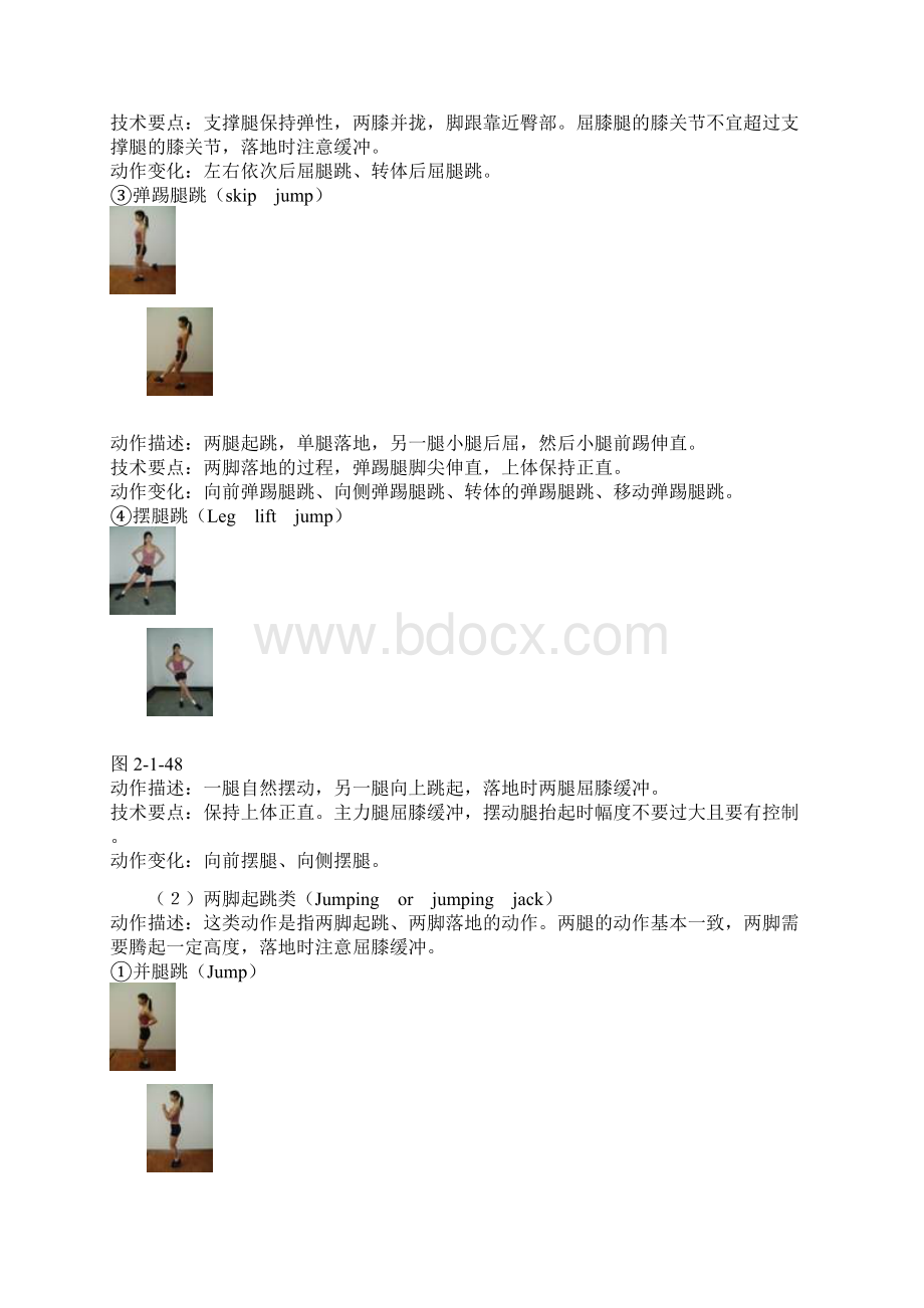 健美操基本步伐训练说明及图解同名5905.docx_第2页