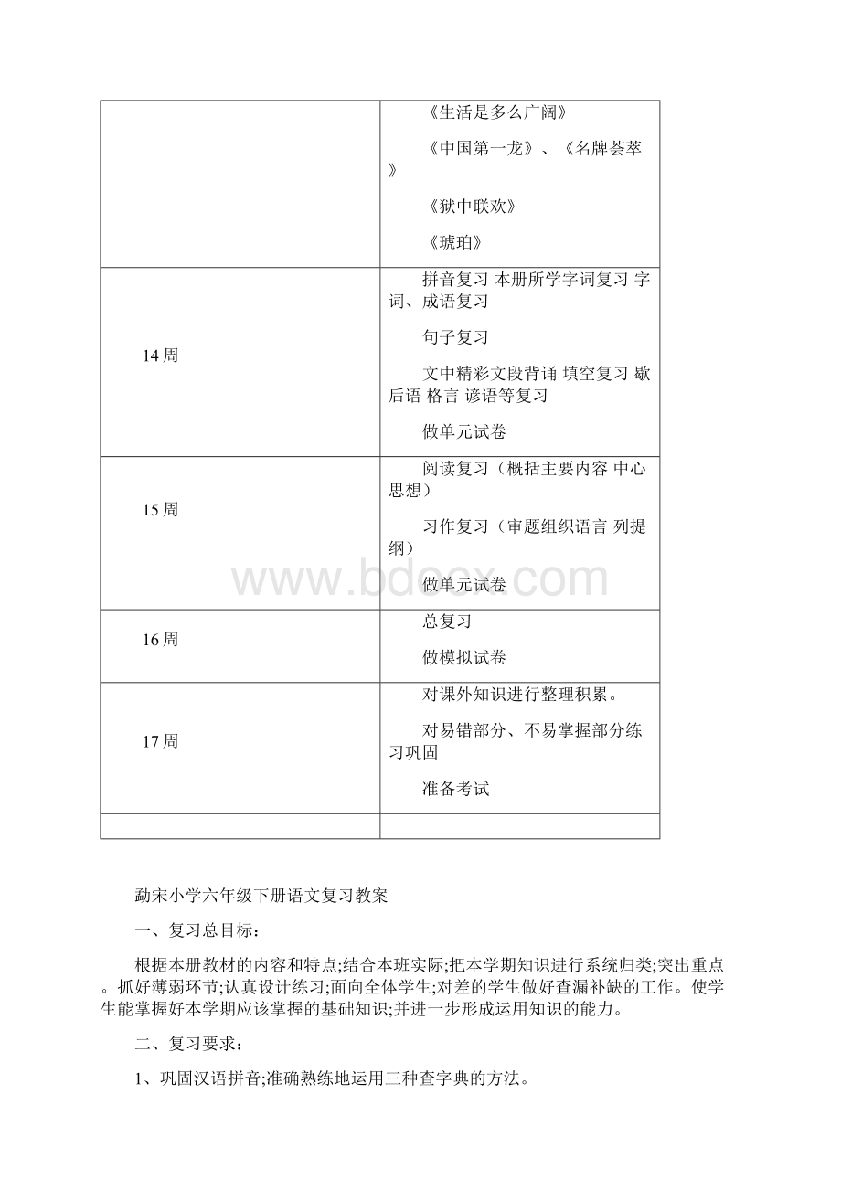 六年级下册语文复习教案.docx_第3页