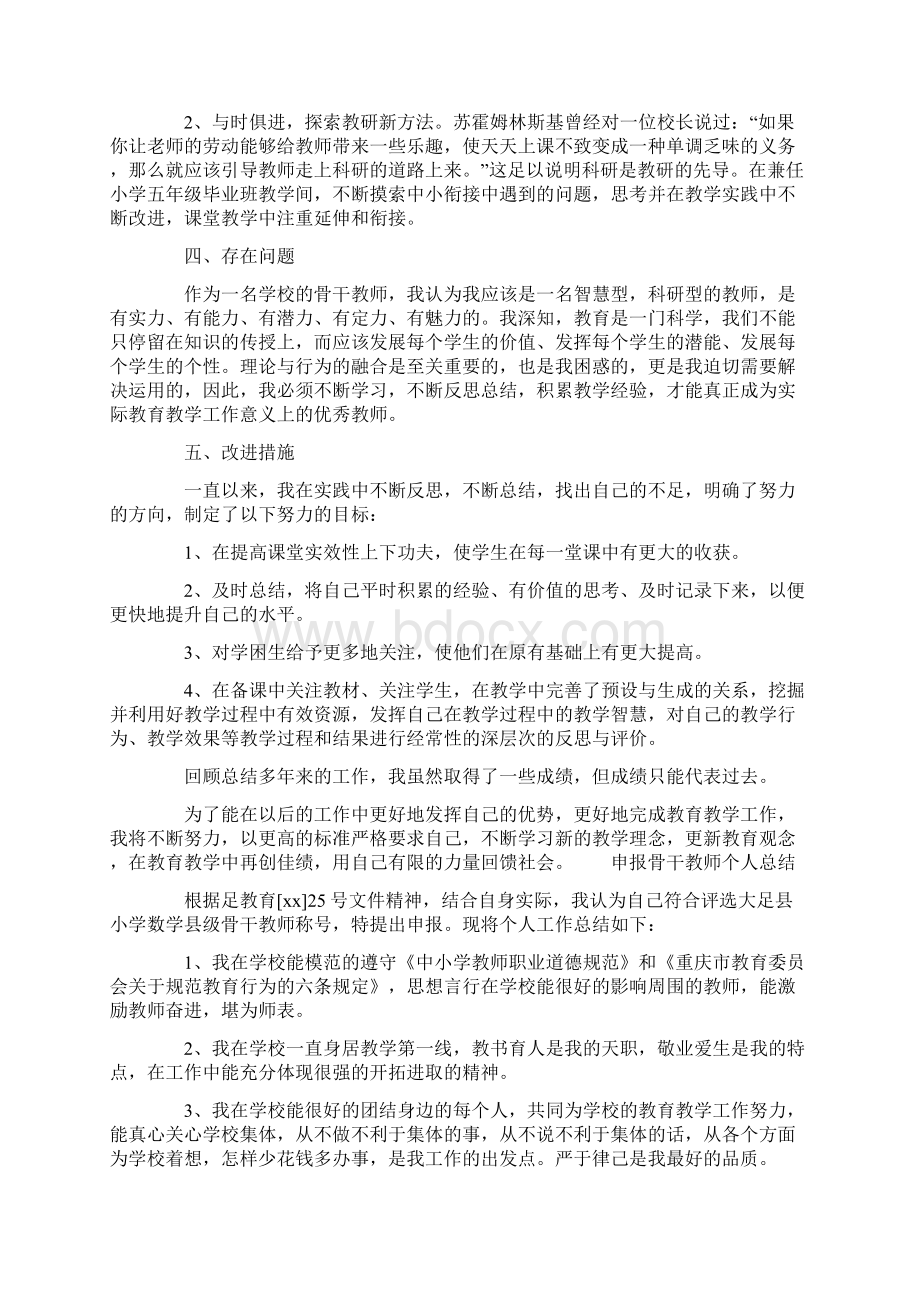 骨干教师个人总结.docx_第2页