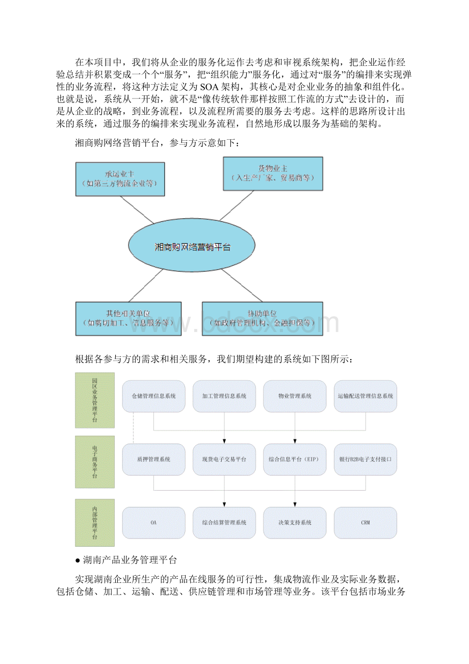 湘商购网络营销服务平台建设项目可行性研究报告Word格式文档下载.docx_第2页