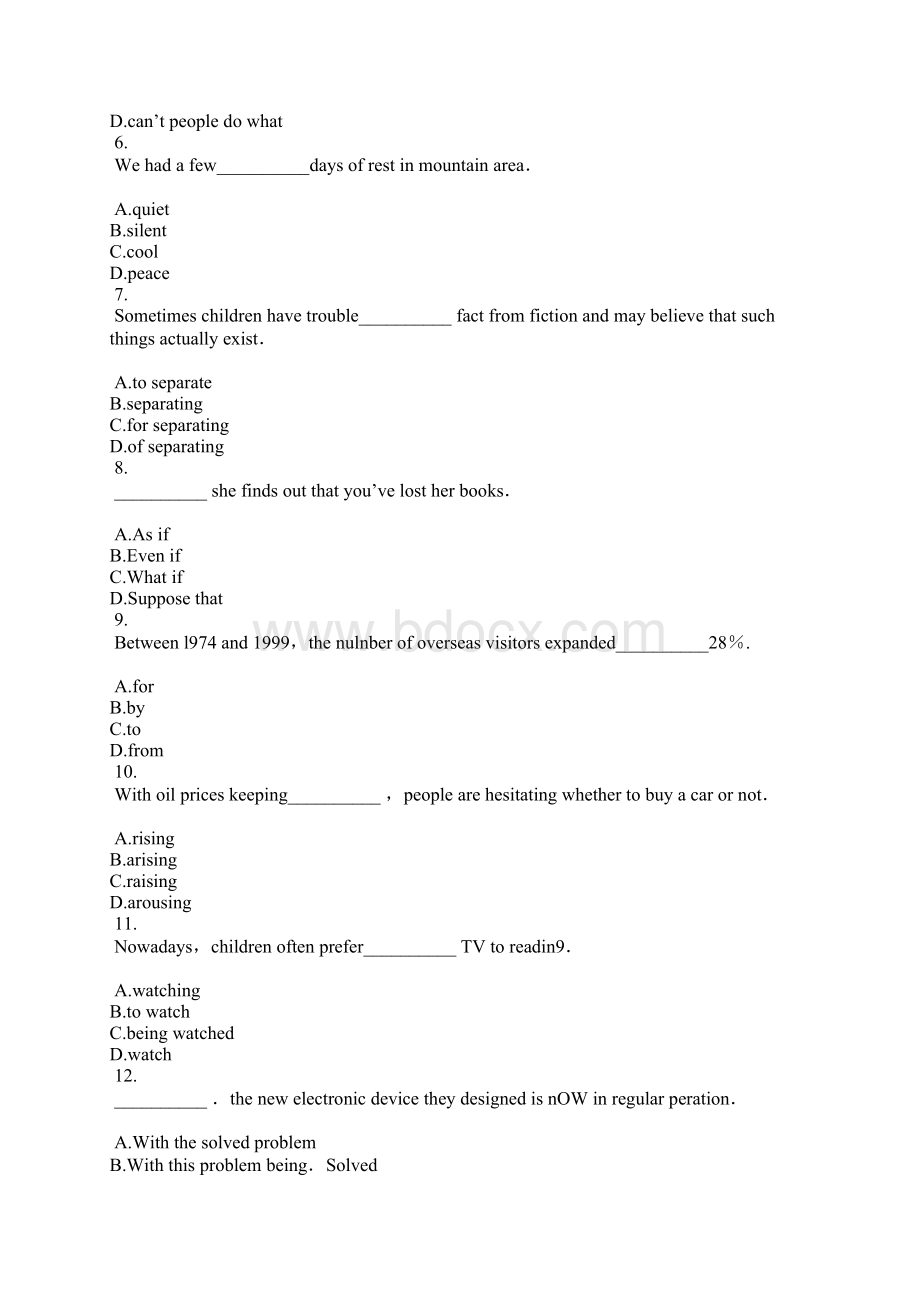 成人高考学士学位英语考试训练2.docx_第2页