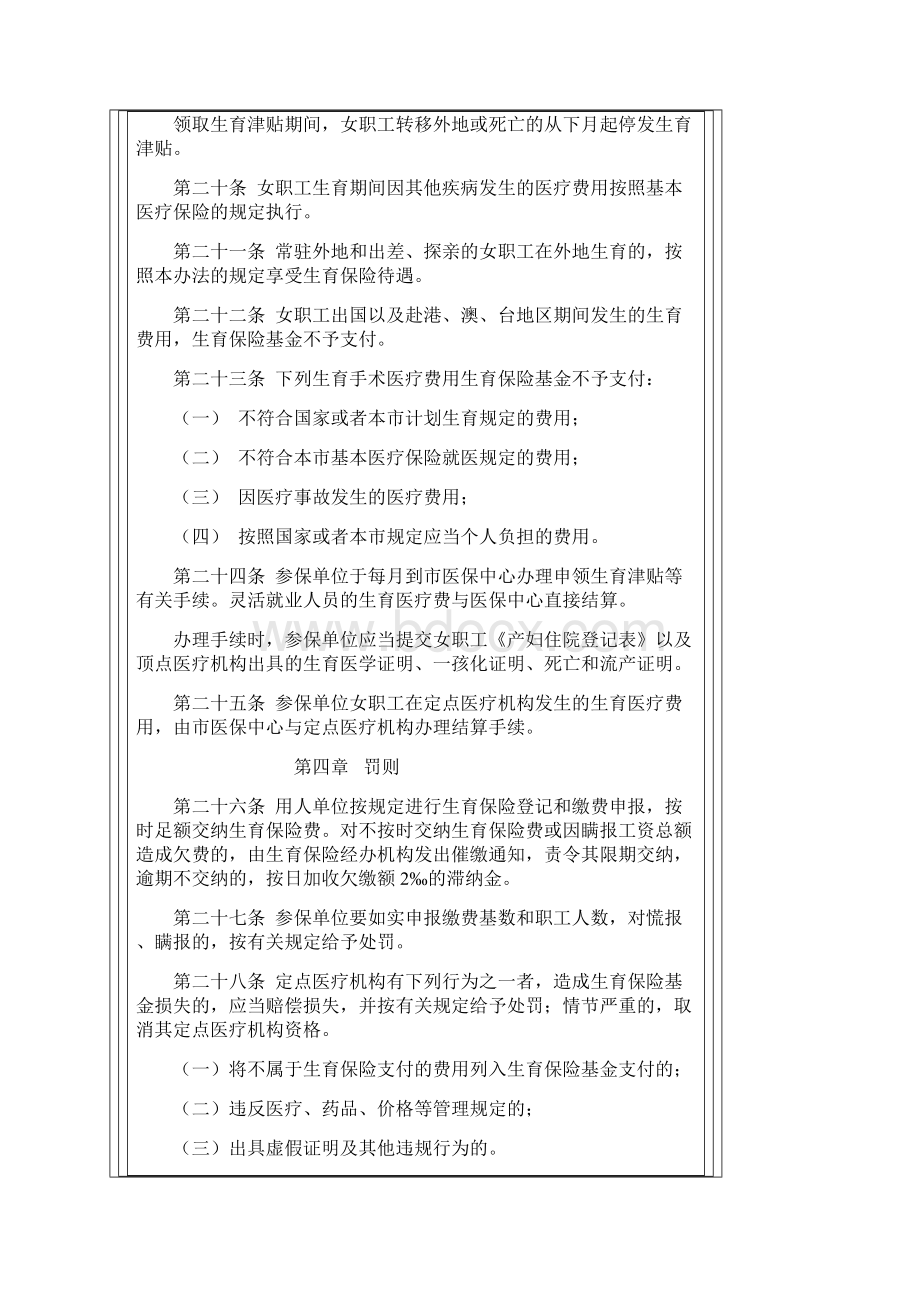 秦皇岛生育保险政策文档格式.docx_第3页