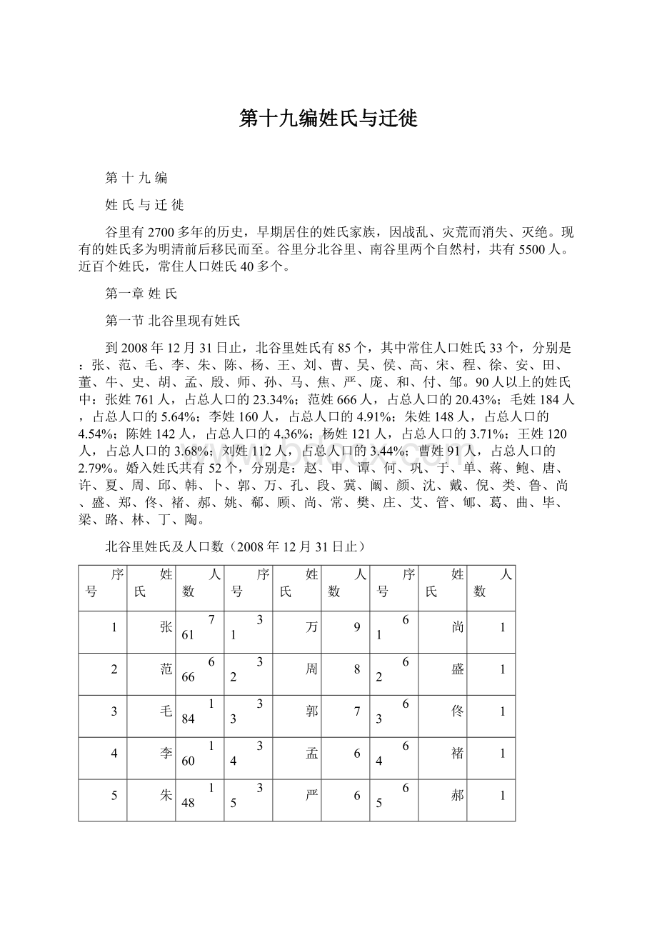 第十九编姓氏与迁徙Word下载.docx_第1页