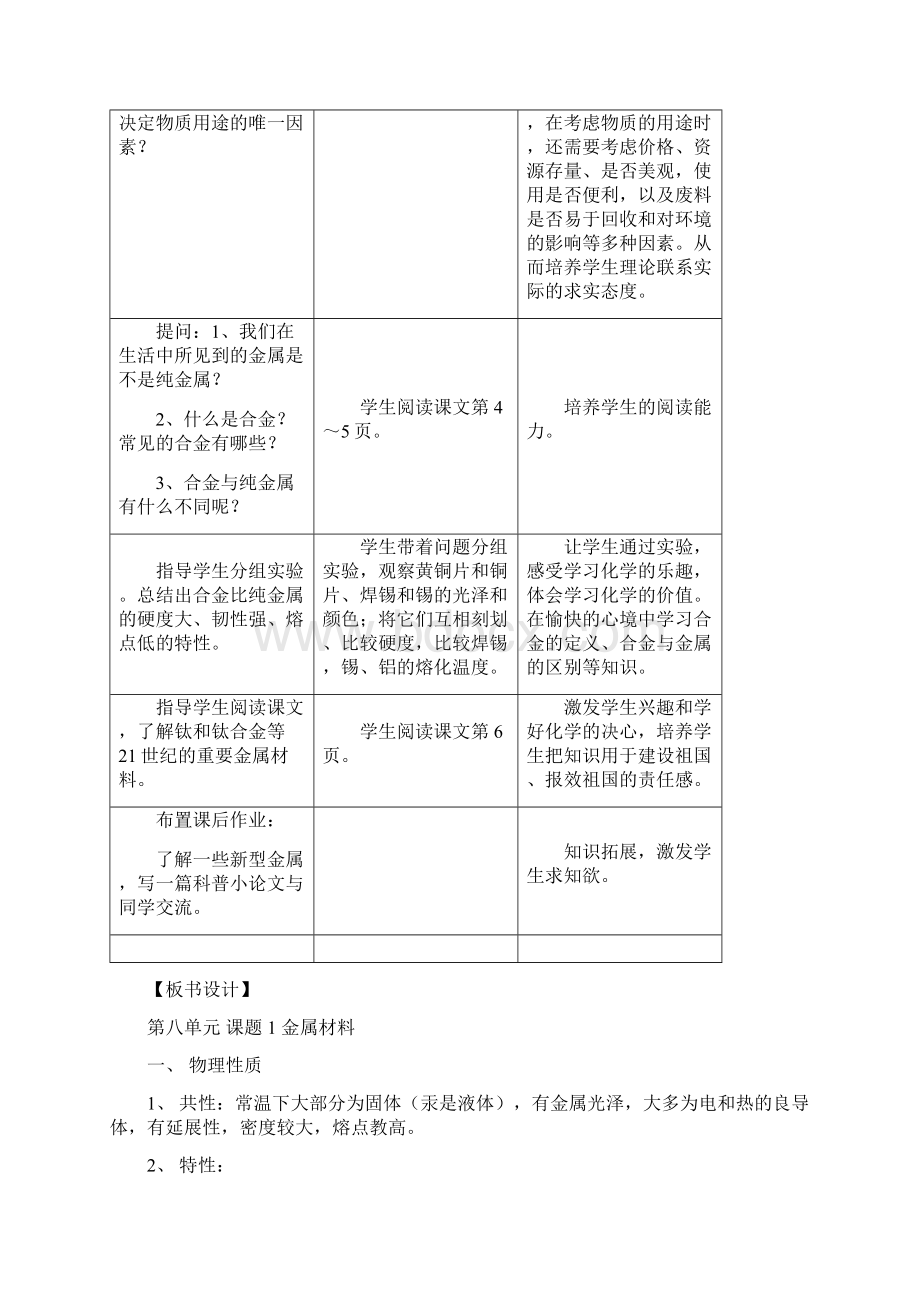 人教版九年级化学下册教案1Word文档格式.docx_第3页