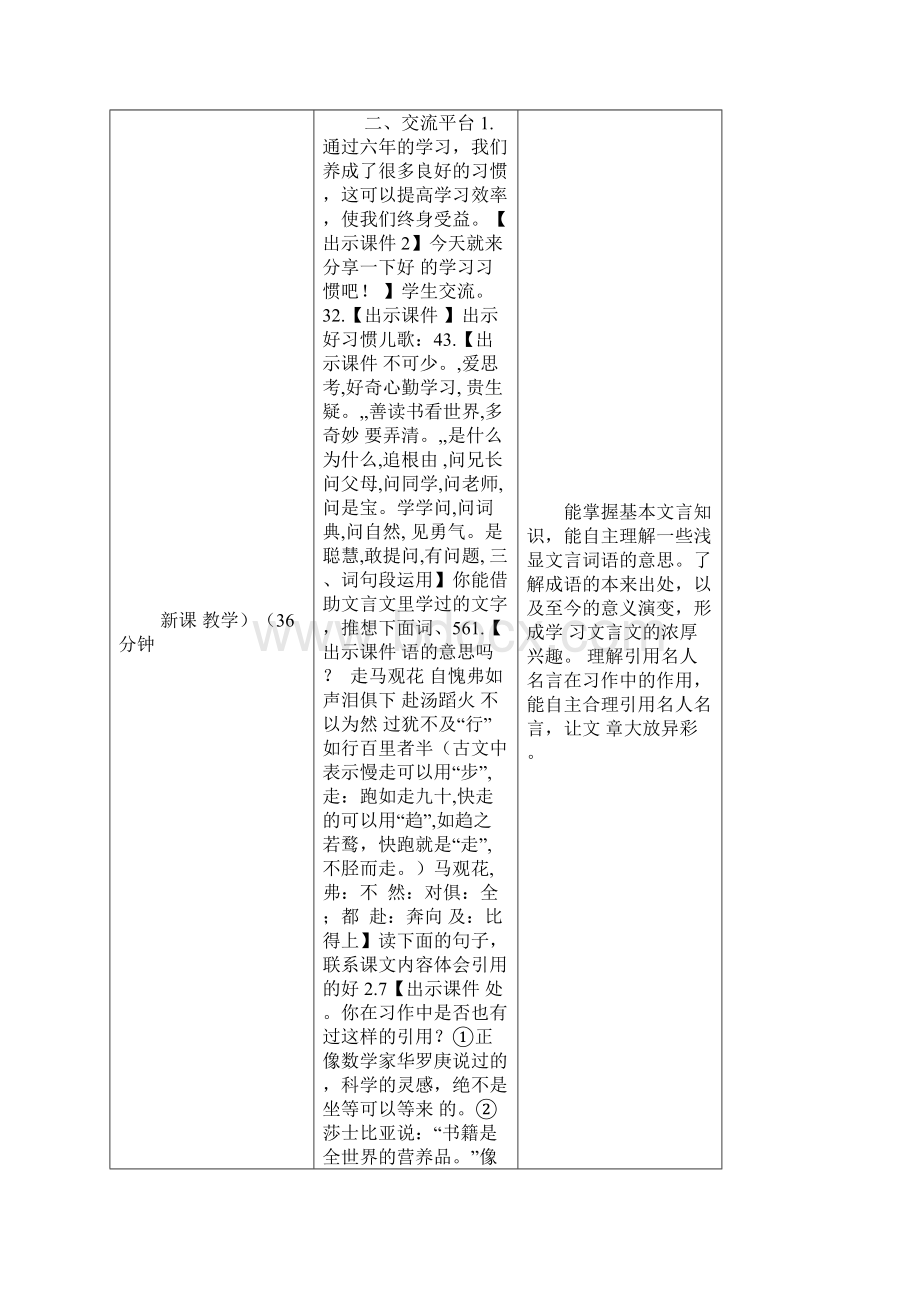 部编人教版六年级语文下册语文园地五教案教学反思.docx_第2页