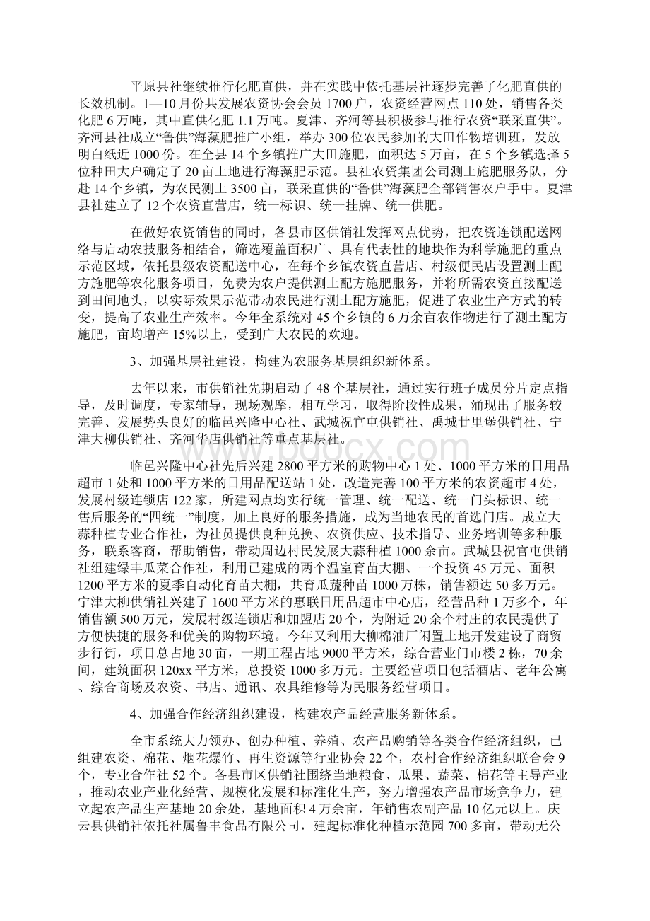 基层供销社年度工作总结.docx_第3页