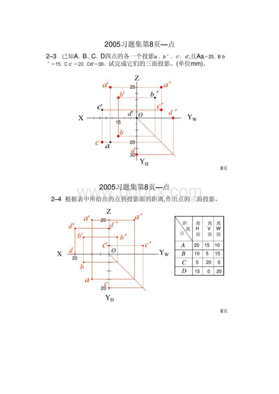 重庆大学画法几何习题集及题解完整版.docx_第3页