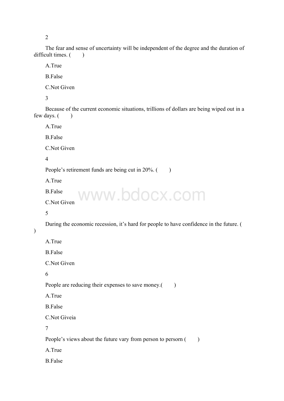 自考自考英语二试题及真题.docx_第2页