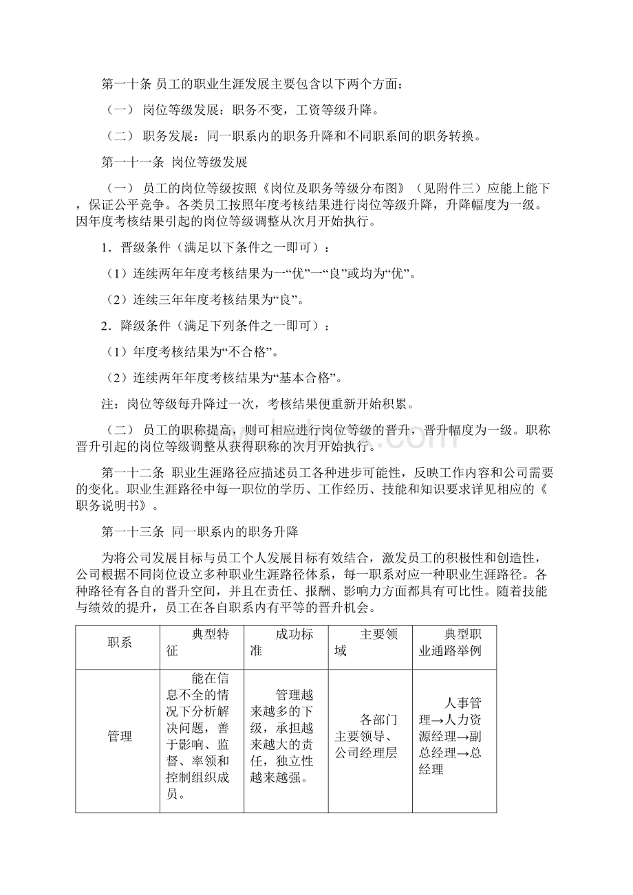 企业员工职业生涯管理办法Word文档下载推荐.docx_第3页