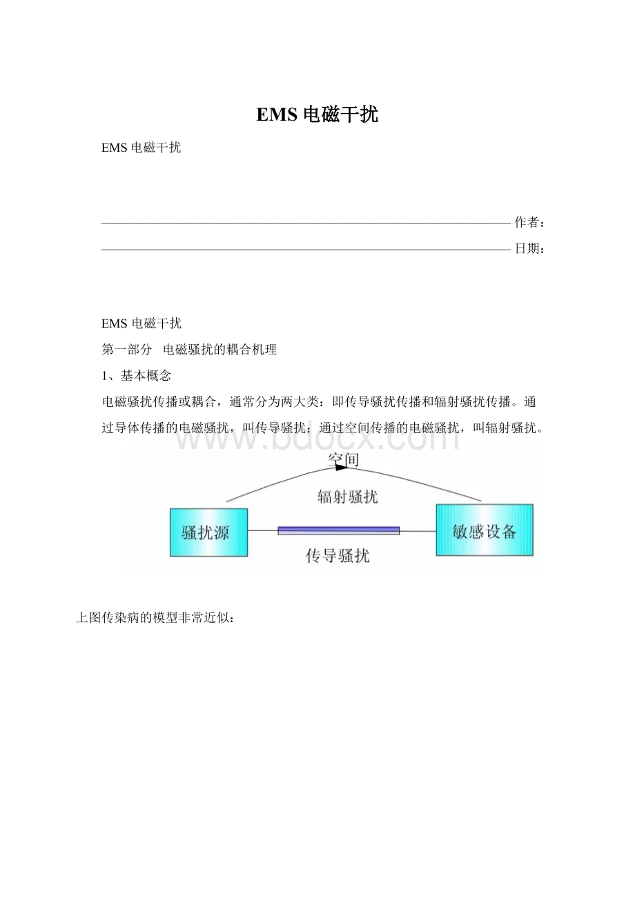 EMS电磁干扰Word文档格式.docx