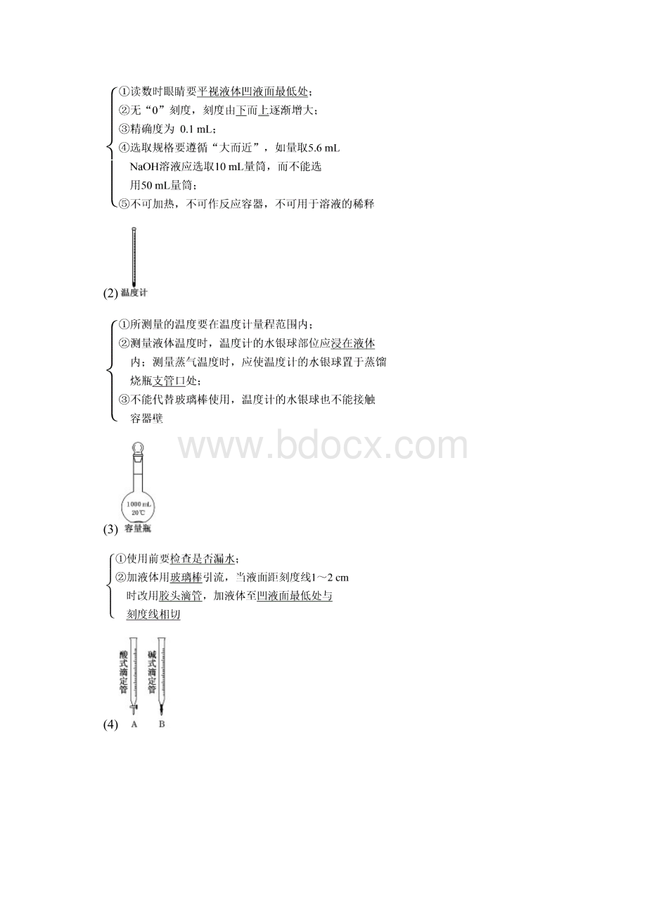 届高考化学一轮复习 第十一章 化学实验.docx_第3页