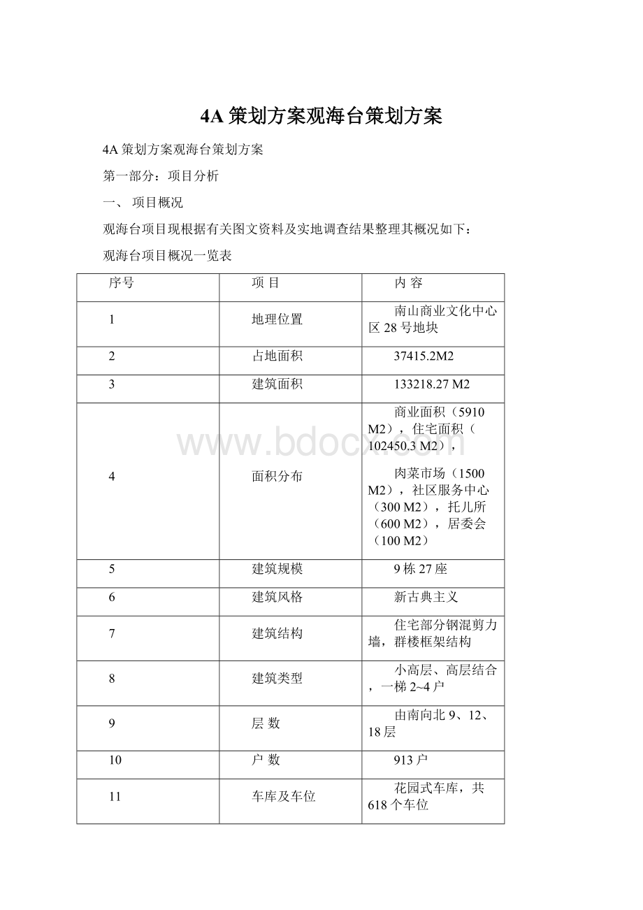 4A策划方案观海台策划方案.docx_第1页