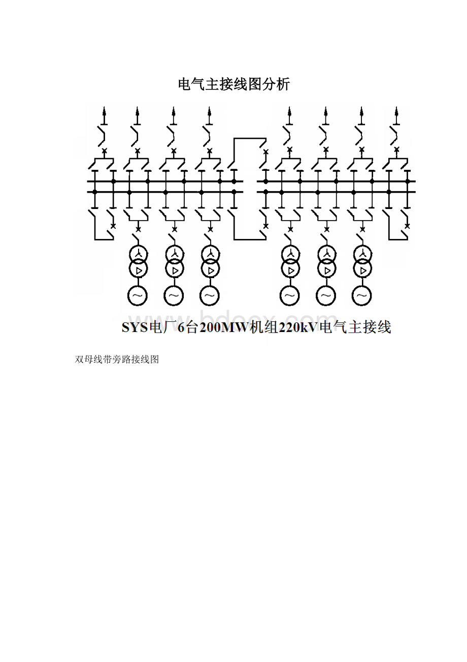 电气主接线图分析.docx