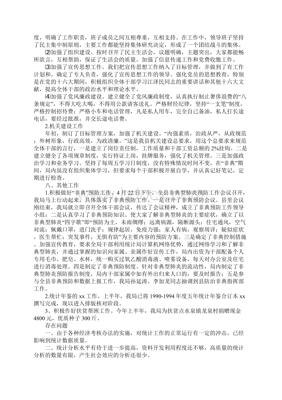 上半年工作总结统计.docx_第3页