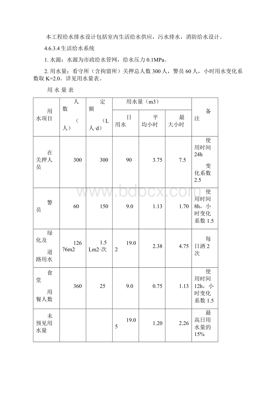 强烈推荐平房看守所的可行性研究报告水暖.docx_第2页