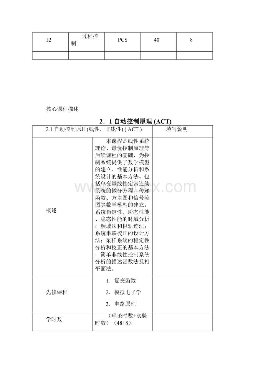 附录2自动化专业核心课程描述12门.docx_第2页