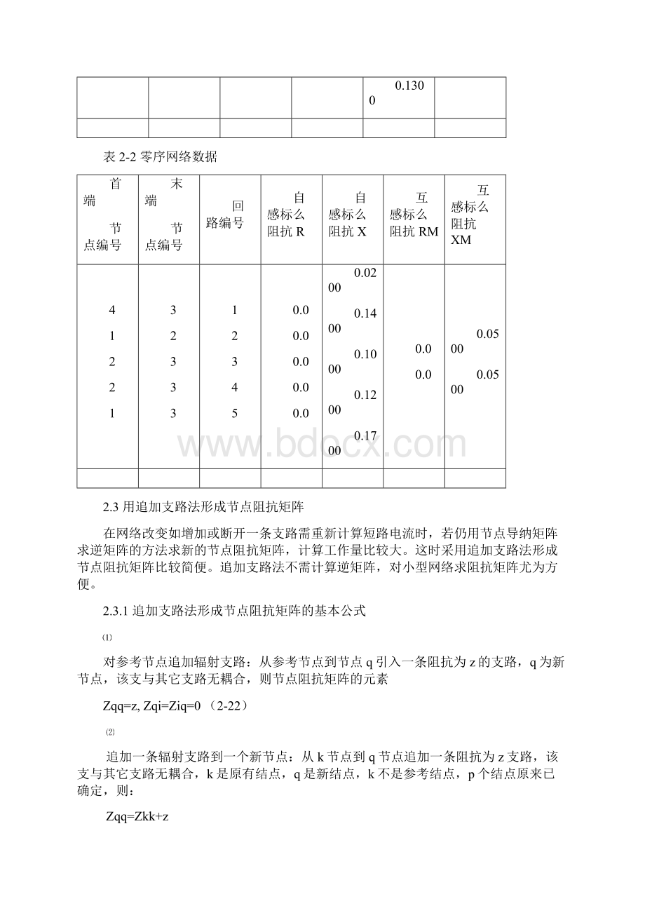 追加支路法计算电力网节点阻抗矩阵.docx_第2页