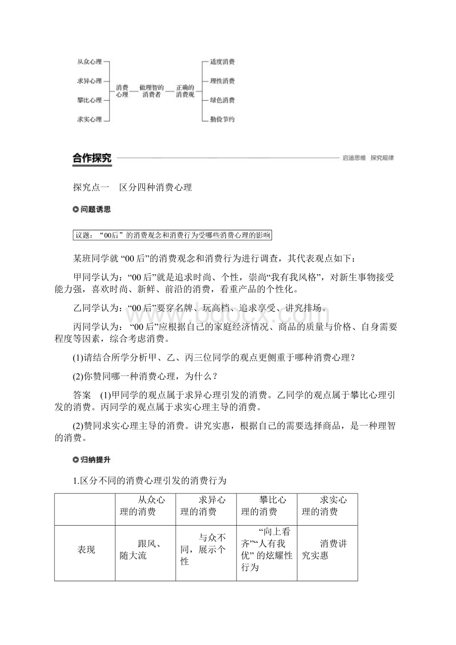 配套K12江苏专版学年高中政治 第一单元 生活与消费 第三课 多彩的消费.docx_第3页