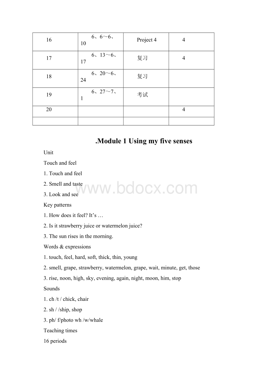 牛津沪教版小学英语四年级英语下册全套全册精品教案推荐.docx_第3页