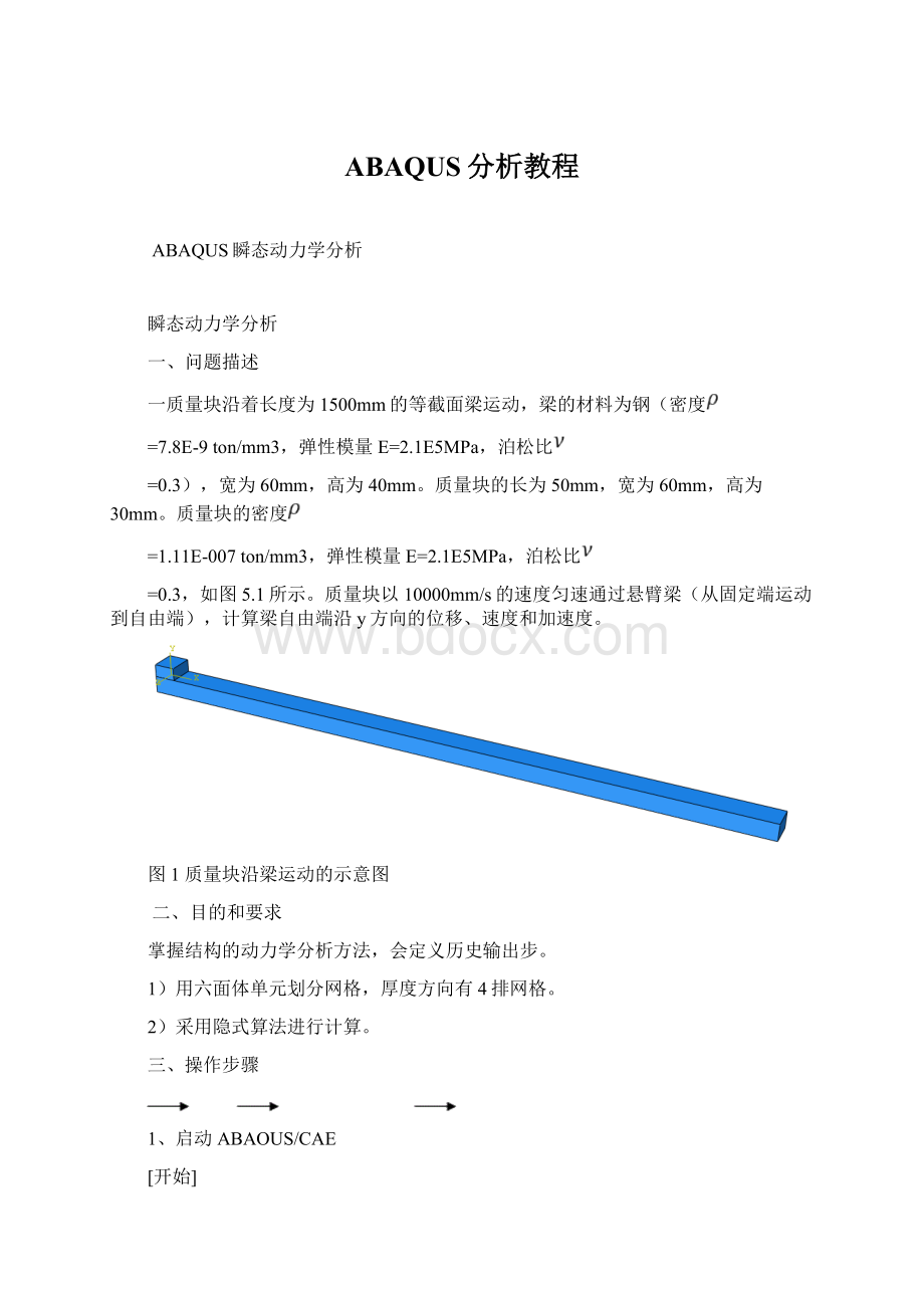 ABAQUS分析教程文档格式.docx_第1页