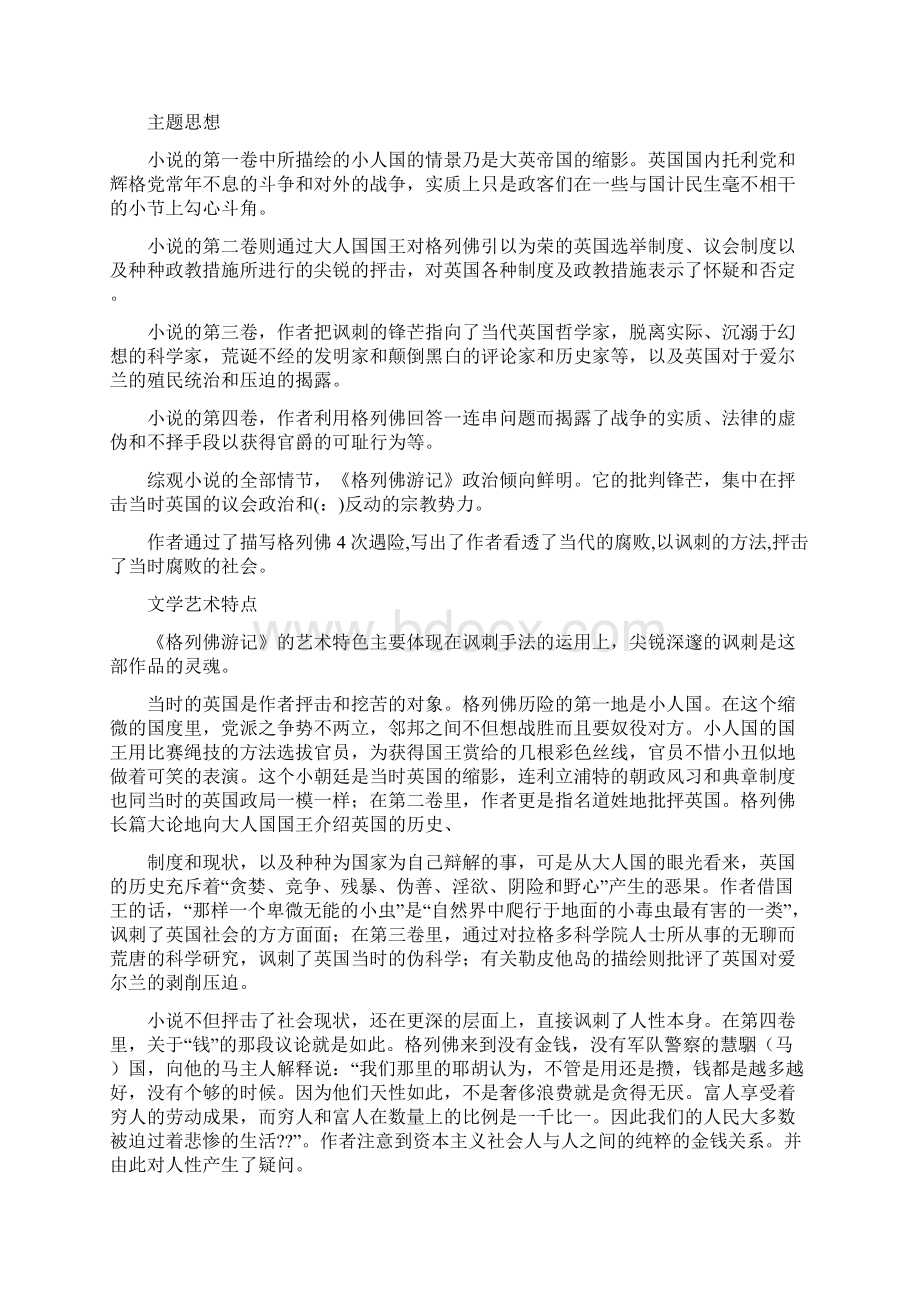 《格列佛游记》读书笔记1000字精选多篇Word下载.docx_第2页