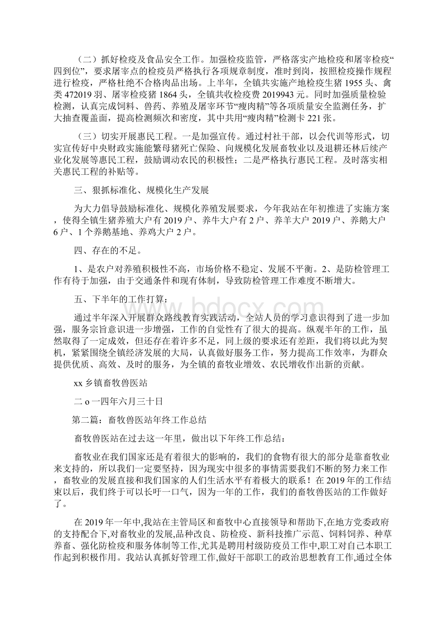 乡畜牧兽医站工作总结文档格式.docx_第2页